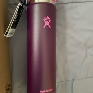 Last One! Hydro Flask Sugarplum 24 oz Wide Flex Straw Cap Bottle